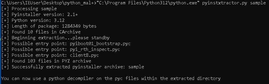 pyinstxtractor